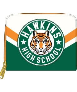Modern Pinup Loungefly Netflix Stranger Things Hawkins High Zip Around Wallet Waitlist