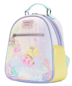Modern Pinup Loungefly Spongebob Pastel Jellyfishing Mini Backpack Bags