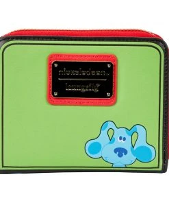 Modern Pinup Loungefly Blues Clues Handy Dandy Notebook Zip Around Wallet Wallets