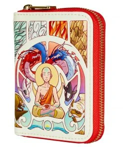 Modern Pinup Loungefly Avatar Aang Meditation Zip Around Wallet Wallets