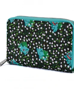 Modern Pinup Loungefly Pokemon Bulbasaur AOP Zip Around Wallet Wallets