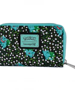 Modern Pinup Loungefly Pokemon Bulbasaur AOP Zip Around Wallet Wallets