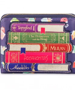 Modern Pinup Loungefly Disney Princess Books AOP Wallet
