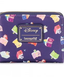 Modern Pinup Loungefly Disney Princess Books AOP Wallet