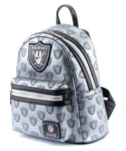 Modern Pinup Official Shop 36 Modern Pinup Bags Loungefly NFL Las Vegas Raiders Logo AOP Mini Backpack