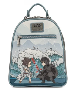 Modern Pinup Bags Loungefly Star Wars Rey And Kylo Mixed Emotions Mini Backpack
