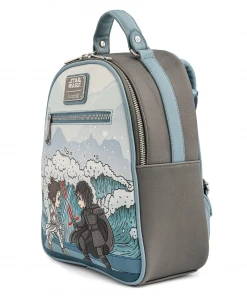 Modern Pinup Bags Loungefly Star Wars Rey And Kylo Mixed Emotions Mini Backpack