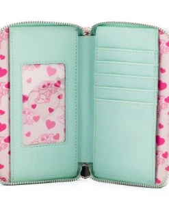 Modern Pinup Loungefly Star Wars Mandalorian Grogu Valentines Zip Around Wallet