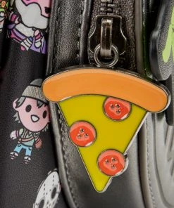 Modern Pinup Loungefly Teenage Mutant Ninja Turtles Sewer Cap AOP Mini Backpack