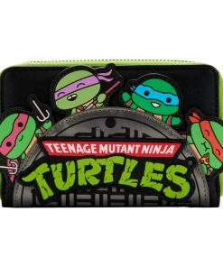 Modern Pinup Loungefly Teenage Mutant Ninja Turtles Sewer Cap Zip Around Wallet