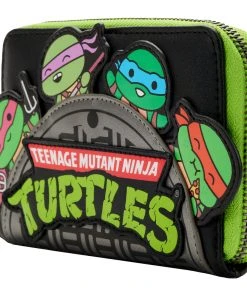 Modern Pinup Loungefly Teenage Mutant Ninja Turtles Sewer Cap Zip Around Wallet