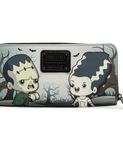 Modern Pinup Loungefly Universal Monsters Chibi Line Zip Around Wallet Wallets
