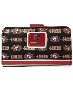 Modern Pinup Wallets Loungefly NFL San Francisco 49ers Logo AOP Wallet