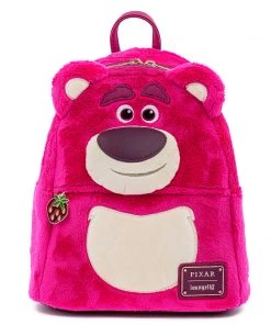 Modern Pinup Bags Loungefly Pixar Toy Story Lotso Cosplay Sherpa Mini Backpack