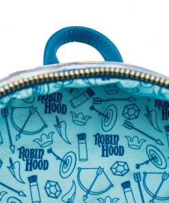 Modern Pinup Bags Loungefly Disney Robin Hood Sherwood AOP Mini Backpack