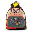Modern Pinup Loungefly Disney Villains Scene Series Queen Of Hearts Mini Backpack