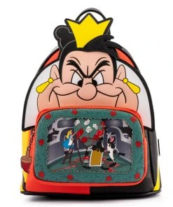 Modern Pinup Loungefly Disney Villains Scene Series Queen Of Hearts Mini Backpack