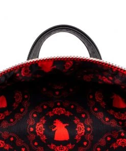 Modern Pinup Loungefly Disney Villains Scene Series Queen Of Hearts Mini Backpack
