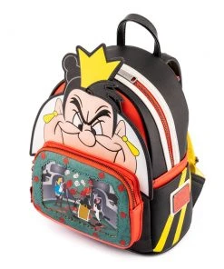Modern Pinup Loungefly Disney Villains Scene Series Queen Of Hearts Mini Backpack