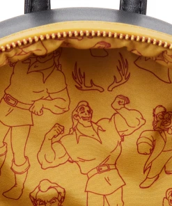 Modern Pinup Loungefly Disney Villains Scene Gaston Lenticular Mini Backpack