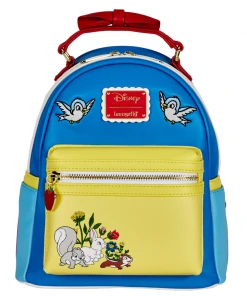Modern Pinup Loungefly Disney Snow White Cosplay Bow Handle Mini Backpack