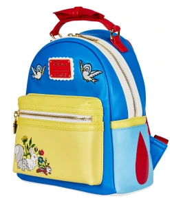 Modern Pinup Loungefly Disney Snow White Cosplay Bow Handle Mini Backpack