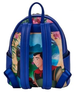 Modern Pinup Loungefly Disney Mulan Castle Light Up Mini Backpack Bags