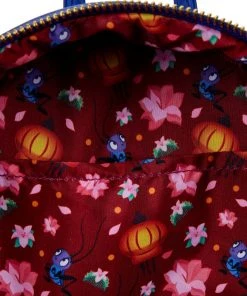 Modern Pinup Loungefly Disney Mulan Castle Light Up Mini Backpack Bags