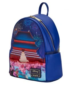 Modern Pinup Loungefly Disney Mulan Castle Light Up Mini Backpack Bags