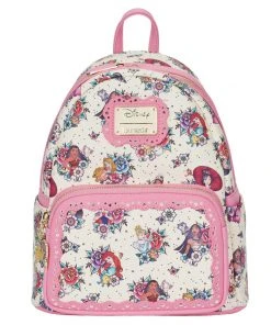 Modern Pinup Loungefly Disney Princess Tattoo AOP Mini Backpack Bags