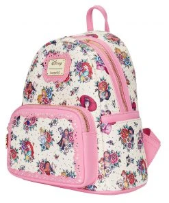Modern Pinup Loungefly Disney Princess Tattoo AOP Mini Backpack Bags