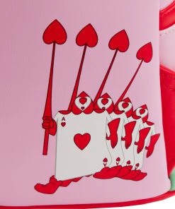 Modern Pinup Loungefly Disney Alice In Wonderland Painting The Roses Red Mini Backpack