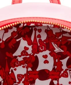 Modern Pinup Loungefly Disney Alice In Wonderland Painting The Roses Red Mini Backpack