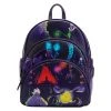 Modern Pinup Loungefly Disney Villains Triple Pocket Glow In The Dark Mini Backpack