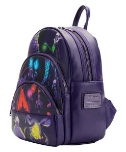 Modern Pinup Loungefly Disney Villains Triple Pocket Glow In The Dark Mini Backpack