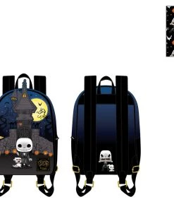 Modern Pinup Waitlist Pop By Loungefly Disney NBC Jack Skellington House Mini Backpack