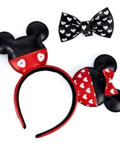 Modern Pinup Accessories Loungefly Disney Mickey And Minnie Valentines Headband