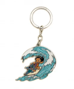 Modern Pinup Loungefly Disney Lilo And Stitch Hawaiian Rollercoaster Ride Enamel Keychain Accessories