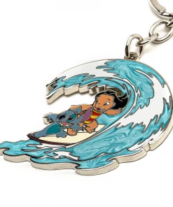 Modern Pinup Loungefly Disney Lilo And Stitch Hawaiian Rollercoaster Ride Enamel Keychain Accessories