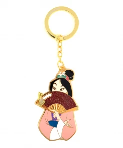 Modern Pinup Loungefly Disney Mulan Fan Enamel Keychain Accessories