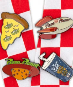 Modern Pinup Accessories Loungefly Pixar Pizza Planet Lanyard With 4 Enamel Pins