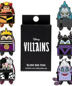 Modern Pinup Loungefly Disney Villains Mini Backpack Blind Box Enamel Pin