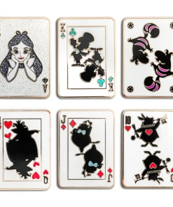 Modern Pinup Pins Loungefly Disney Alice In Wonderland Cards Blind Box Enamel Pin