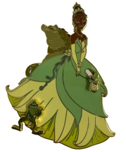 Modern Pinup Exclusive Loungefly Tiana Limited Edition Pin W/Glow In The Dark Ray Pins