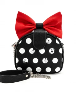 Modern Pinup Loungefly Disney Minnie Mouse Big Red Bow Crossbody Bag