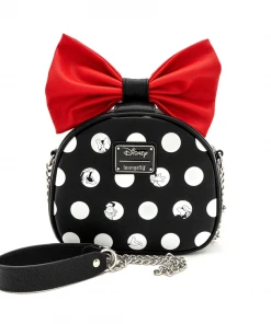 Modern Pinup Loungefly Disney Minnie Mouse Big Red Bow Crossbody Bag