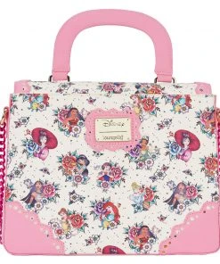 Modern Pinup Bags Loungefly Disney Princess Tattoo AOP Crossbody Bag