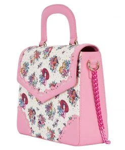 Modern Pinup Bags Loungefly Disney Princess Tattoo AOP Crossbody Bag