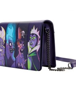 Modern Pinup Loungefly Disney Villains In The Dark Crossbody Bag