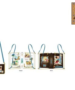 Modern Pinup Loungefly Disney Classic Books Pinocchio Convertible Crossbody Bag